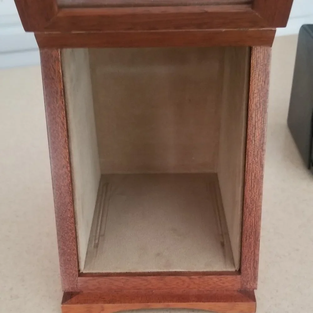 RARE ITALIAN DESIGNER AGRESTI BURLWOOD SINGLE WATCH WINDER ROTATER